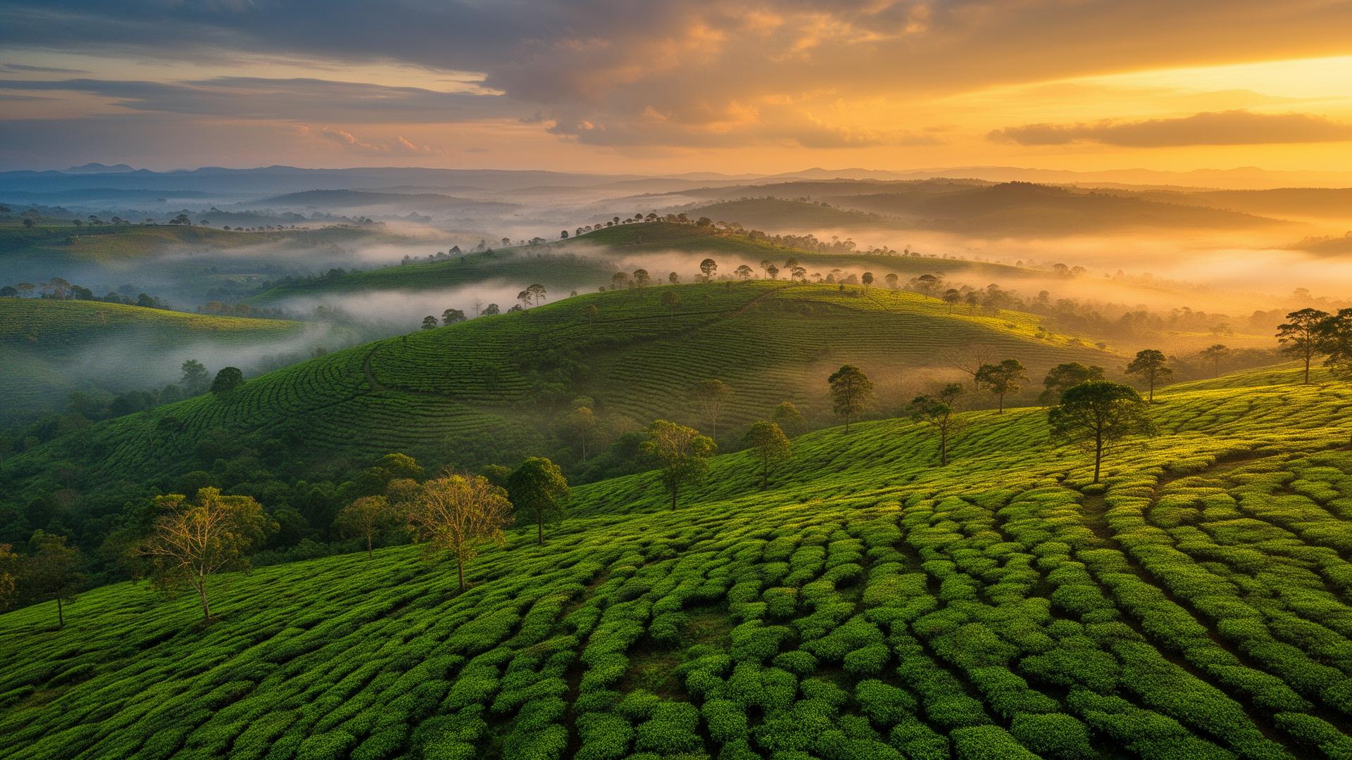 Mambilla Plateau at sunrise — Taraba State